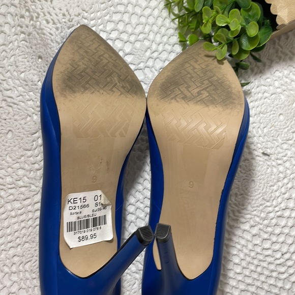 Le Chateau Royal blue leather stilettos US9 worn once! - Picture 8 of 9